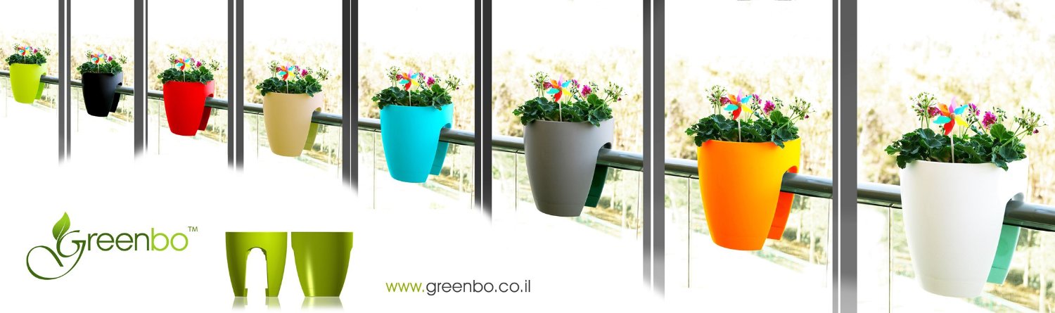 Chậu cảnh treo lan can ban công Greenbo giúp bạn trồng được cây hoa mà không cần có cả khu vườn